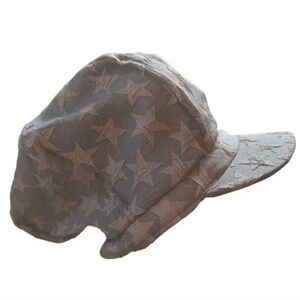 Hot Topic Star Baggy Slouch Hat Cap 90s Y2k 2000s Emo Scene Cute Accessory